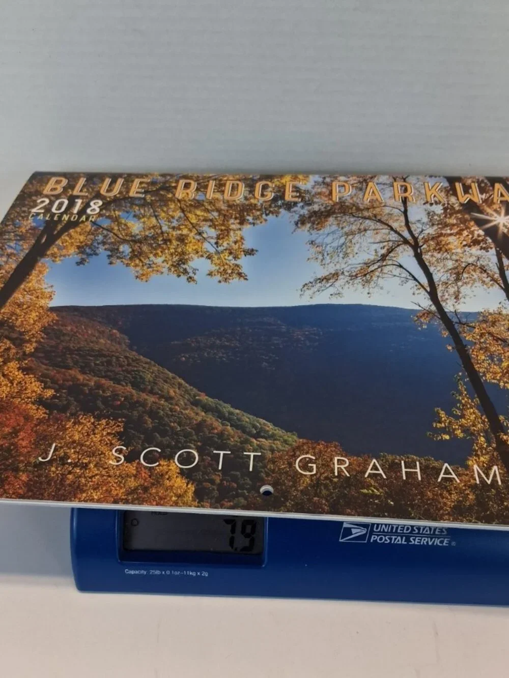 2018 Blue Ridge Parkway Wall Calendar J Scott Graham Scenic Appalachian Mtns GUC